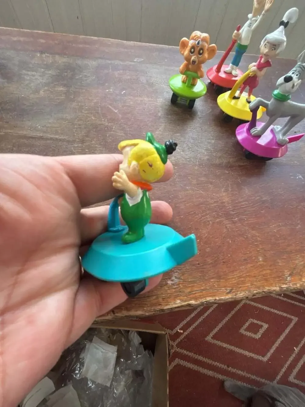 Vintage 1990 The Jetsons The Movie Wendy's Kids Meal Toy Figure Lot Set of 5